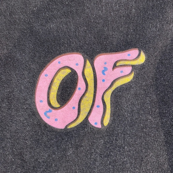 Odd Future Donut Large Logo T-shirt - Black - Picture 5 of 6